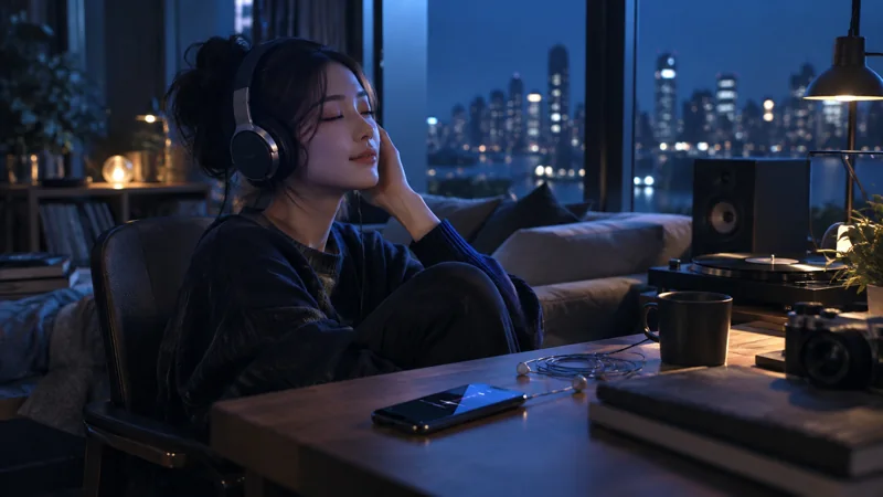 耳机与手机的听音场景